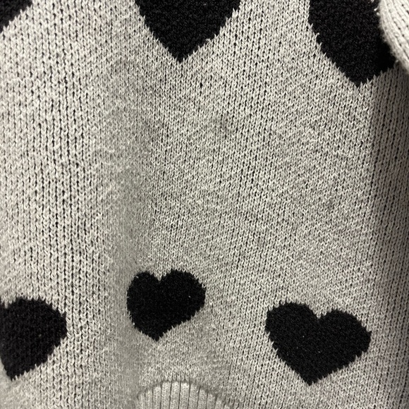 Abercrombie & Fitch Patterned Black and White Sweater Kids Size‎ 15/16 Fall - Picture 3 of 7